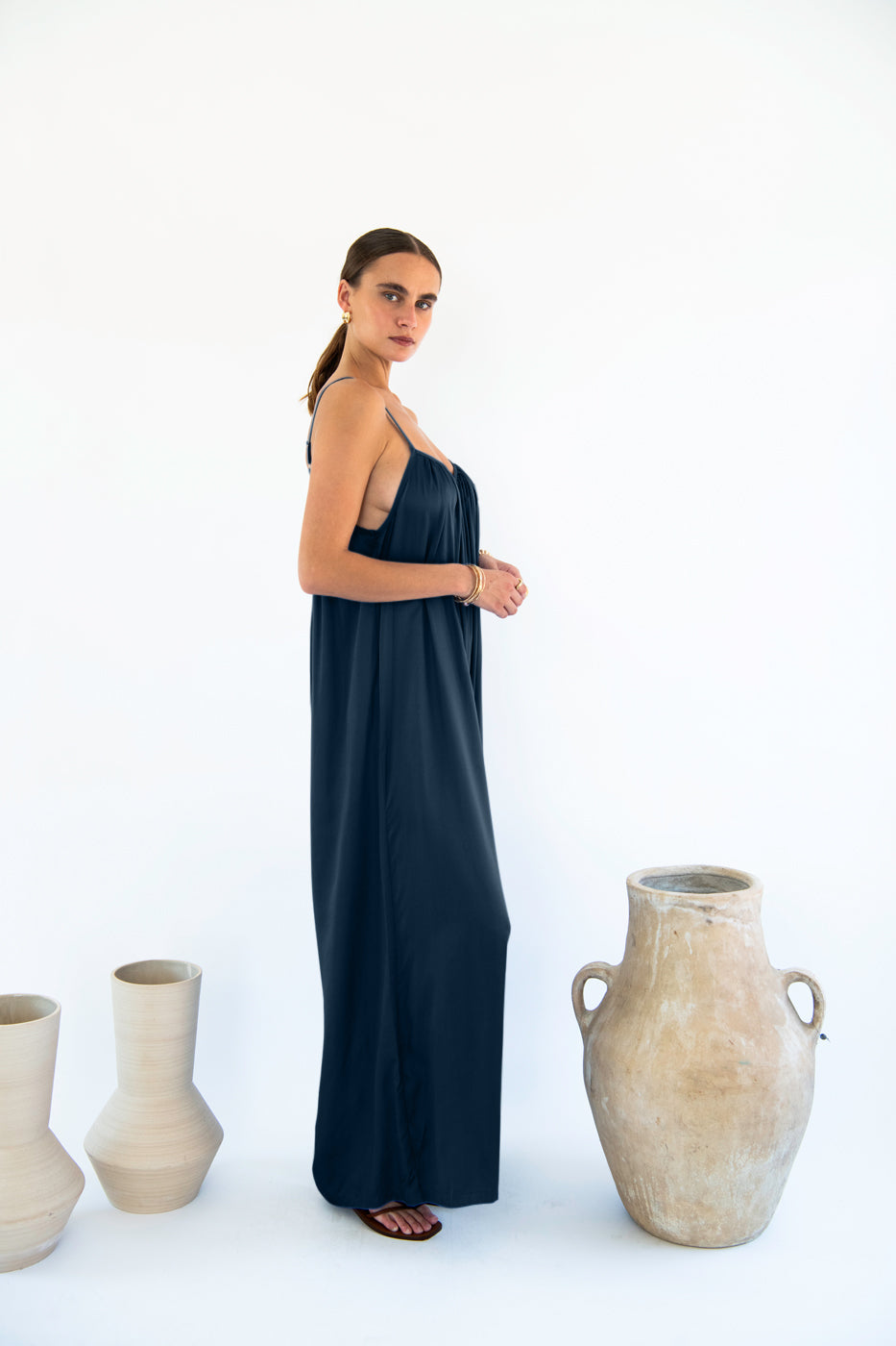 Bali Jumpsuit - Satin Tencel-Neu Nomads