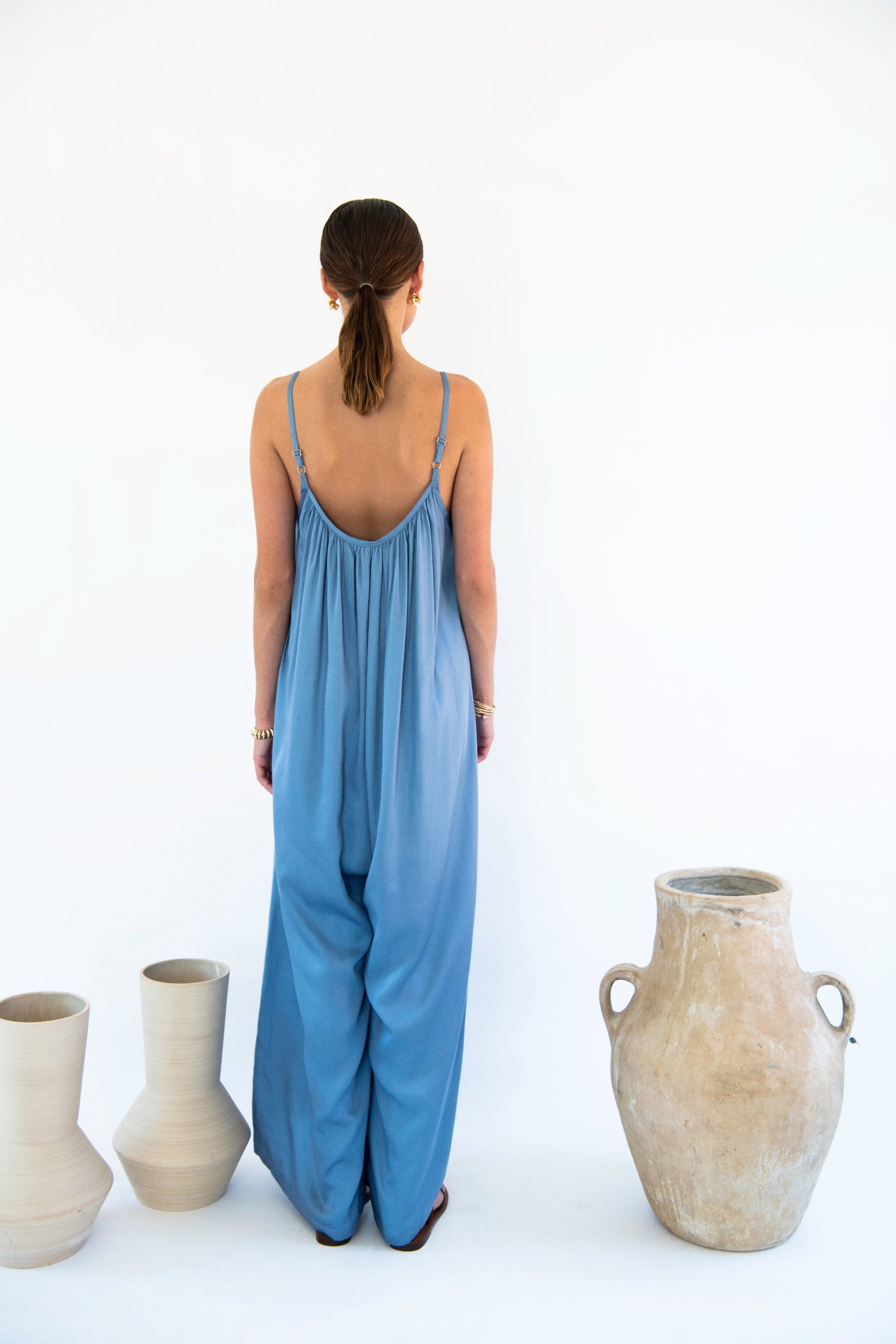 Bali Jumpsuit - Satin Tencel-Neu Nomads