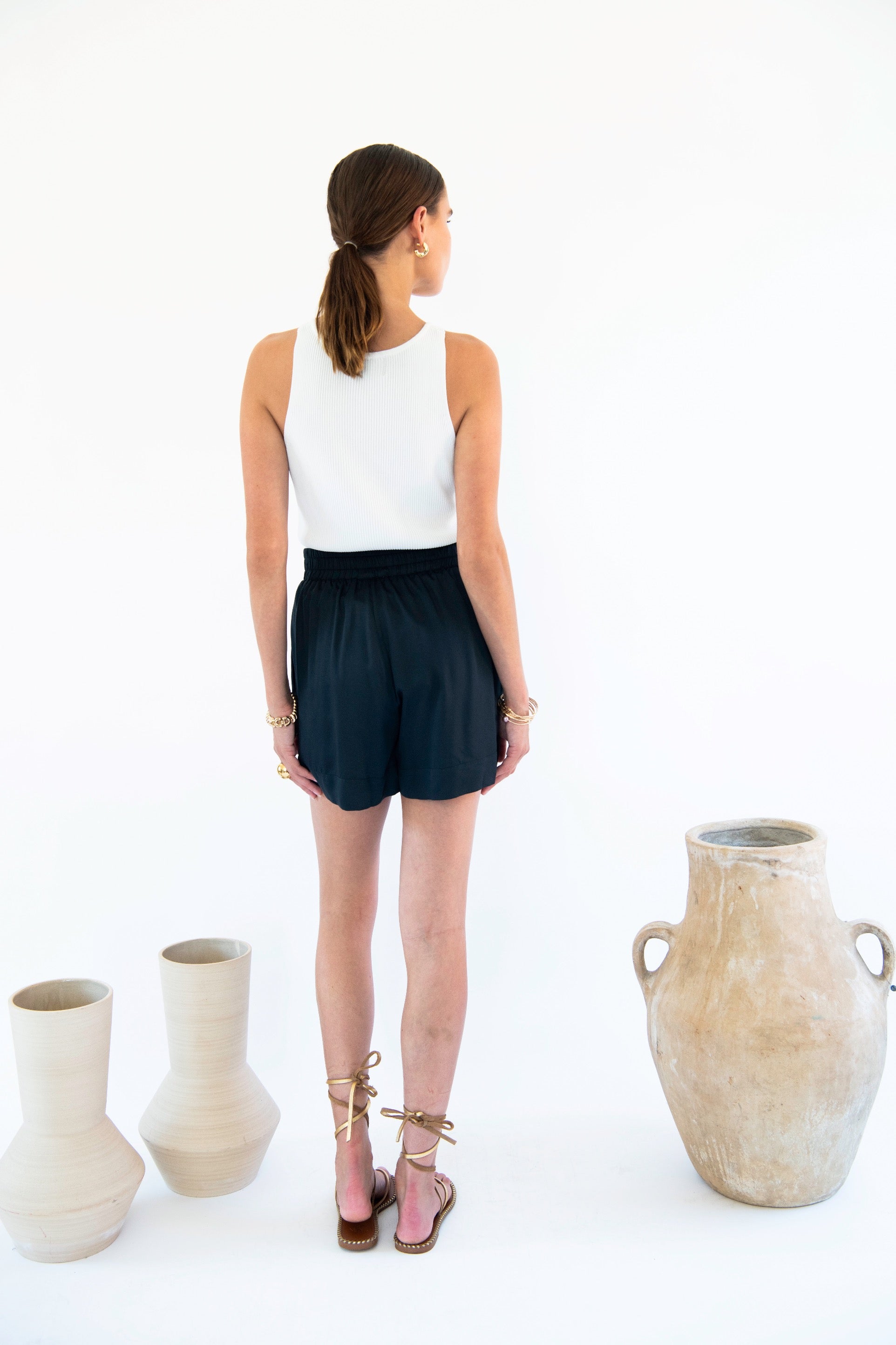 Boca Shorts - Satin Tencel-Neu Nomads
