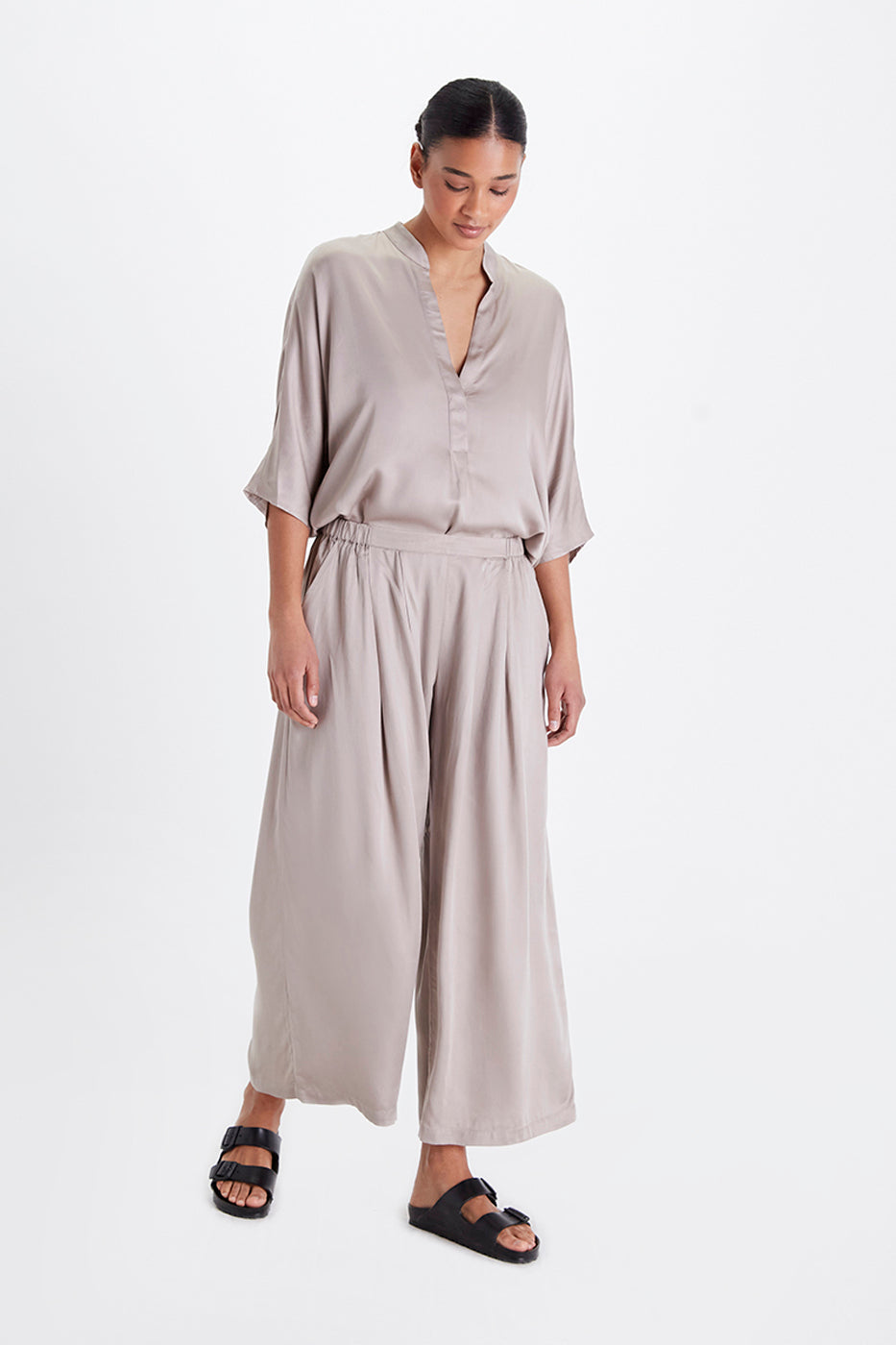 Cropped Palazzo Pants-Neu Nomads