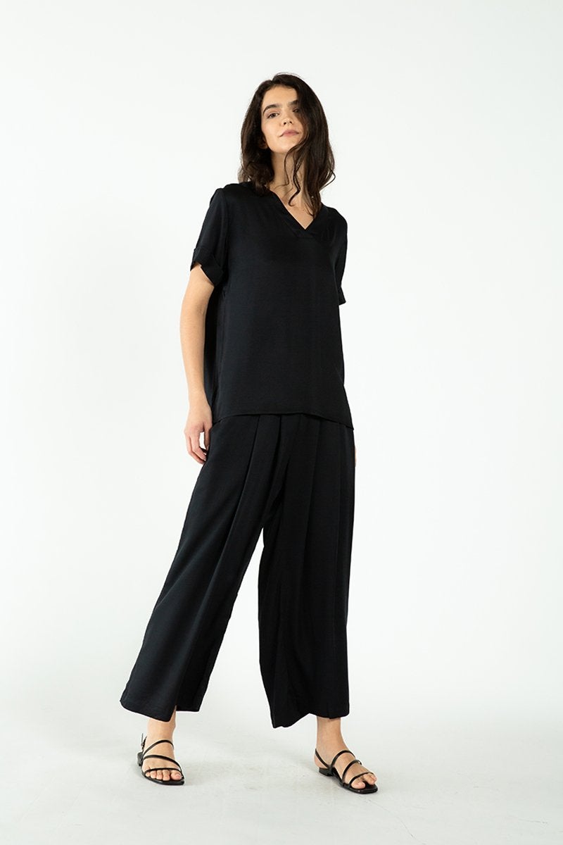 Cropped Palazzo Pants-Neu Nomads