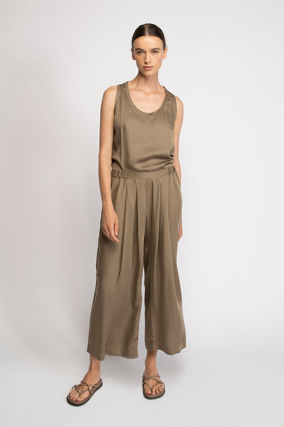 Cropped Palazzo Pants-Neu Nomads