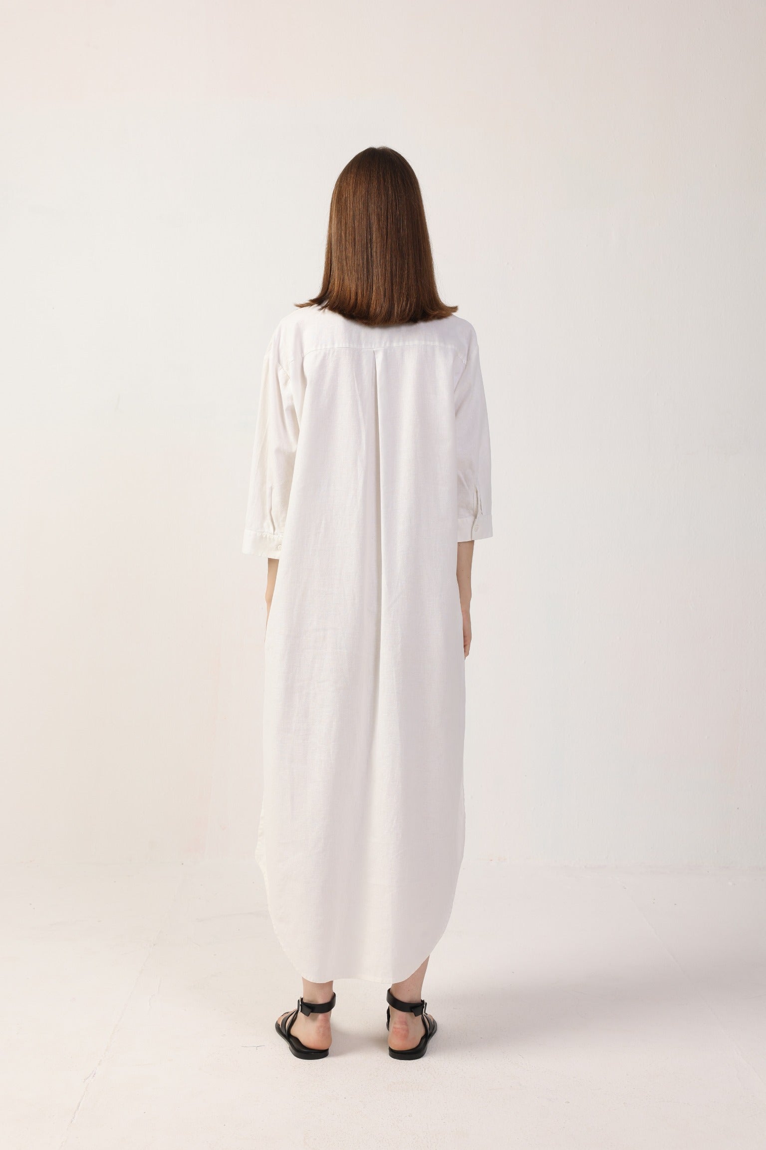 Galit Maxi Shirt Dress- Linen-Neu Nomads