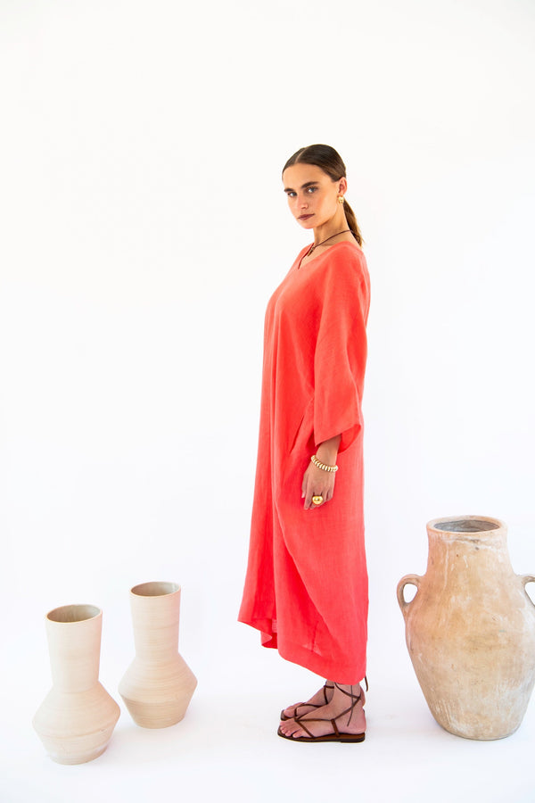 nala Relax swim caftan カフタンオレンジ