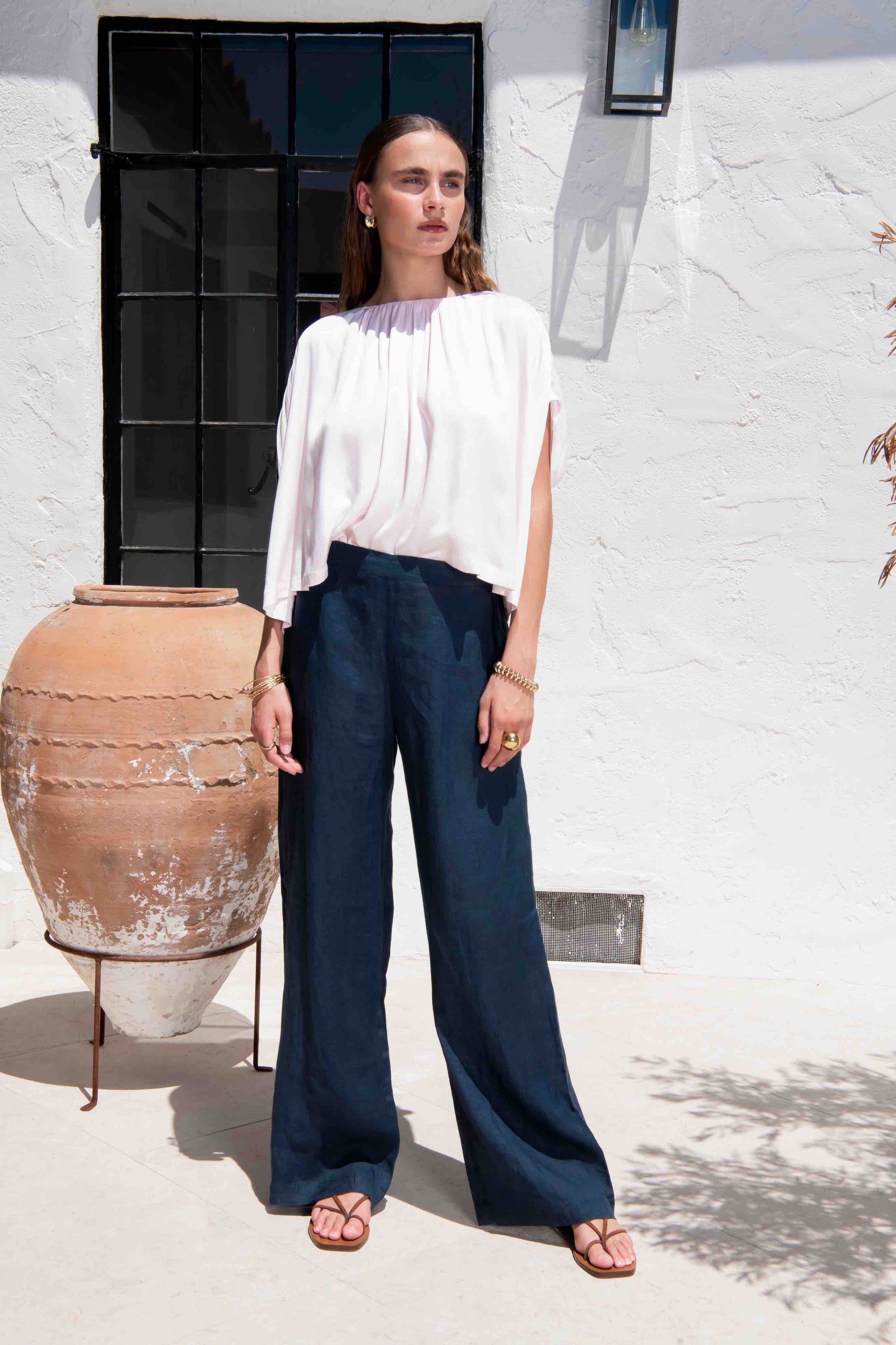 Julietta Blouse - Satin Tencel-Neu Nomads