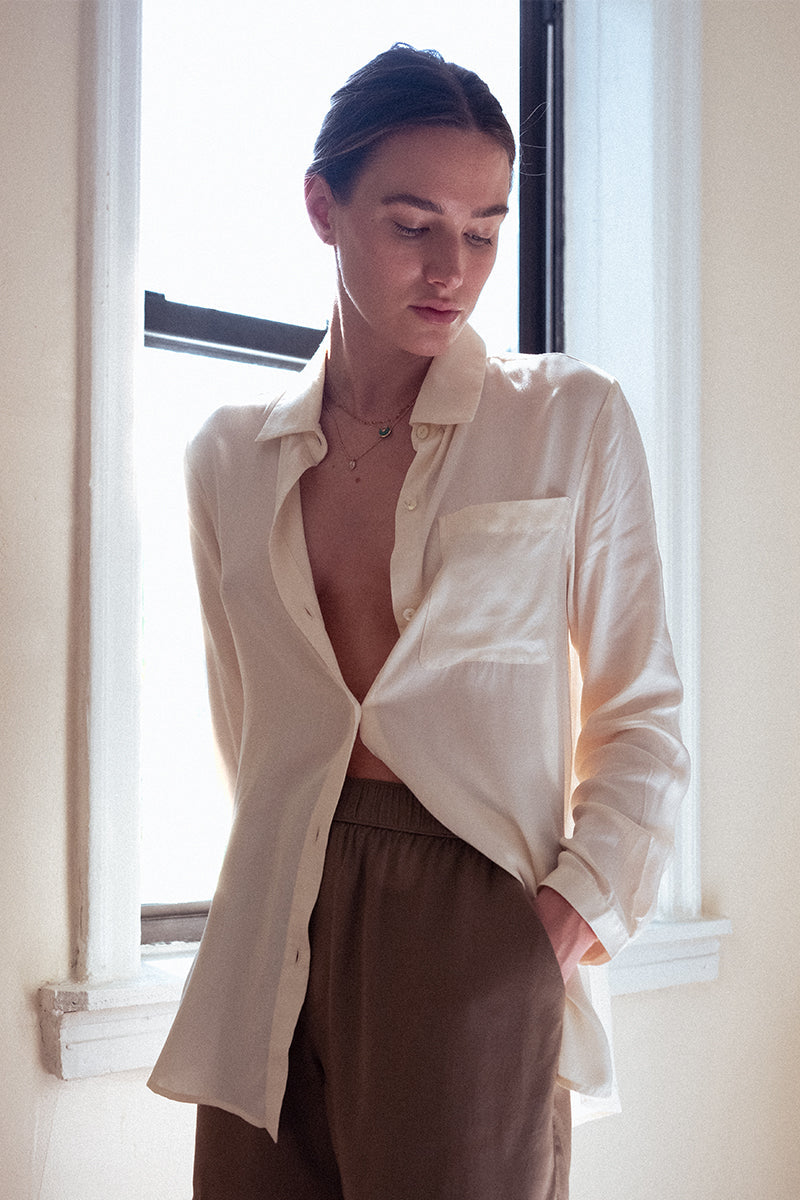 Twiggy Boyfriend Shirt-Neu Nomads