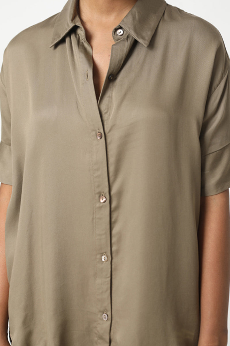 Short Sleeve Boyfriend Shirt-Neu Nomads