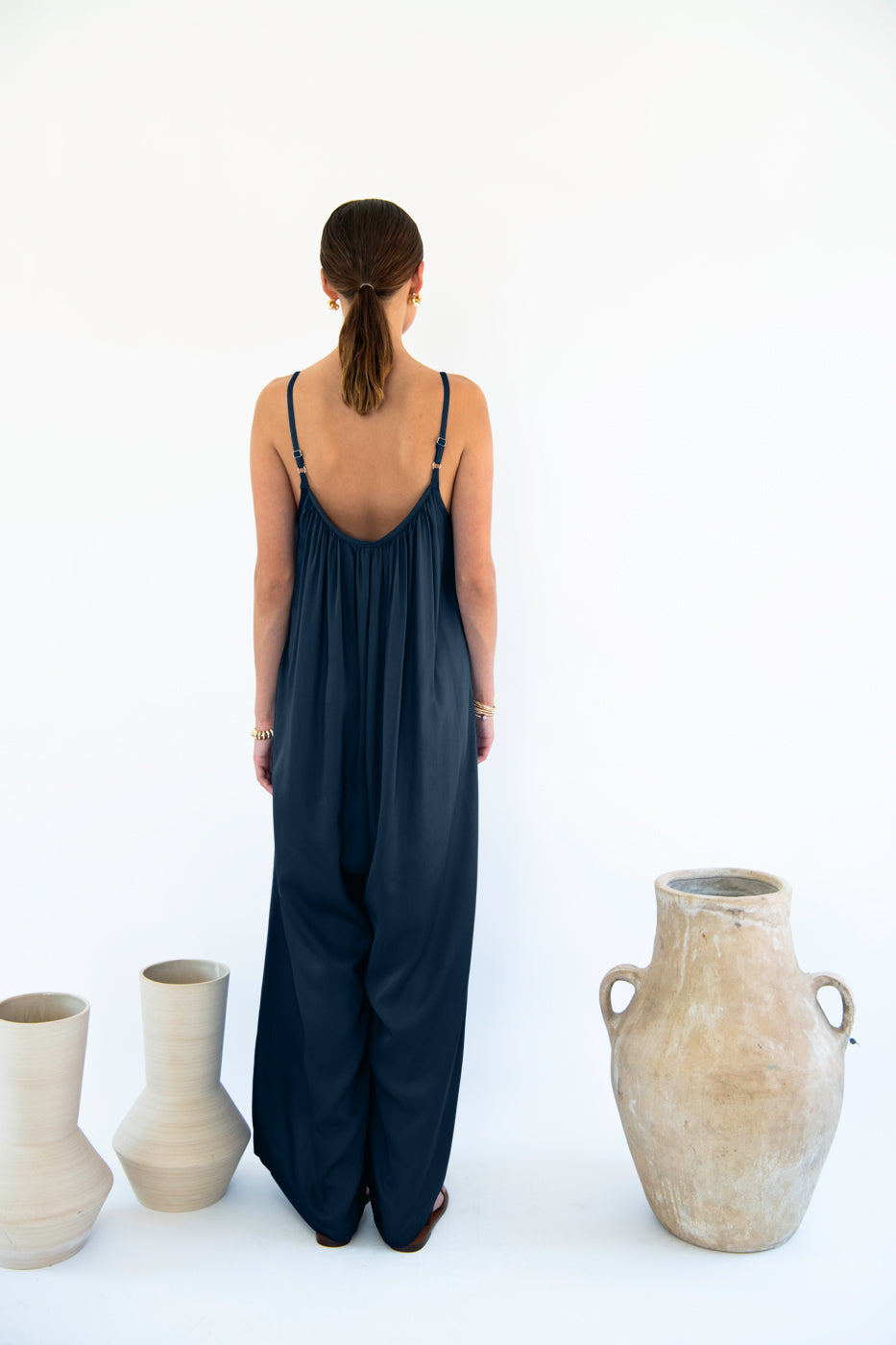 Bali Jumpsuit - Satin Tencel-Neu Nomads