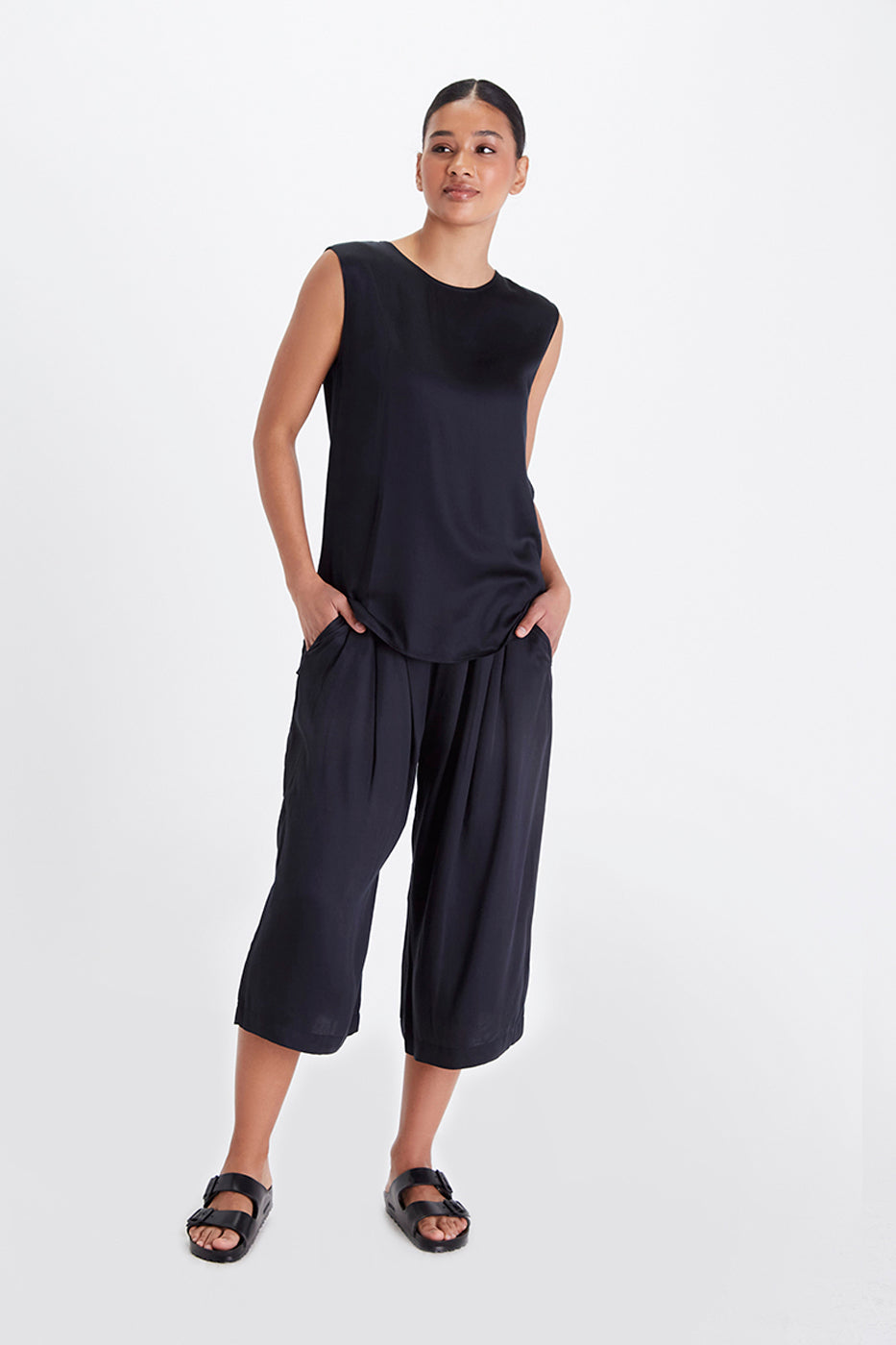 Bardot Sleeveless Blouse-Neu Nomads