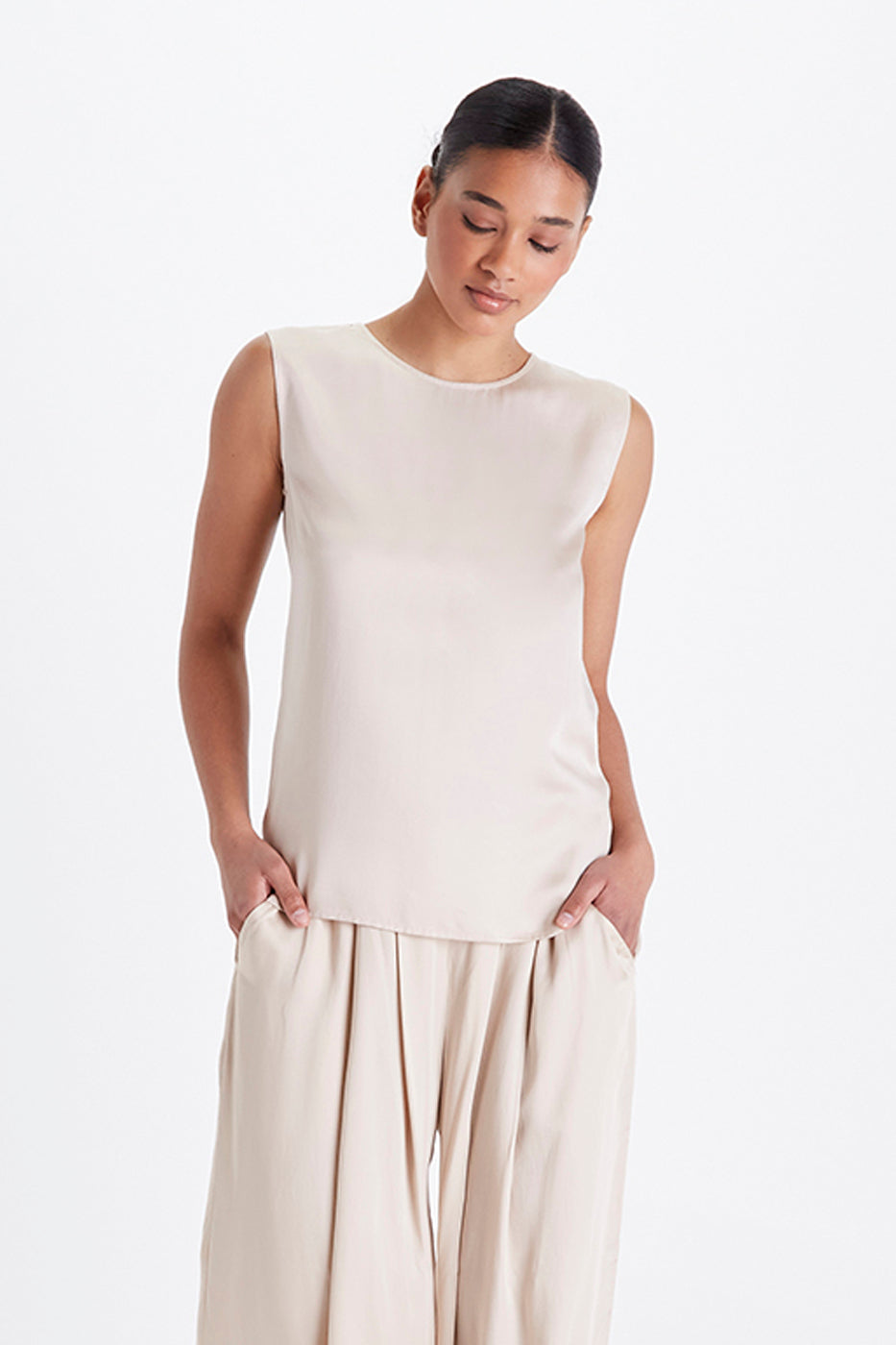 Bardot Sleeveless Blouse-Neu Nomads