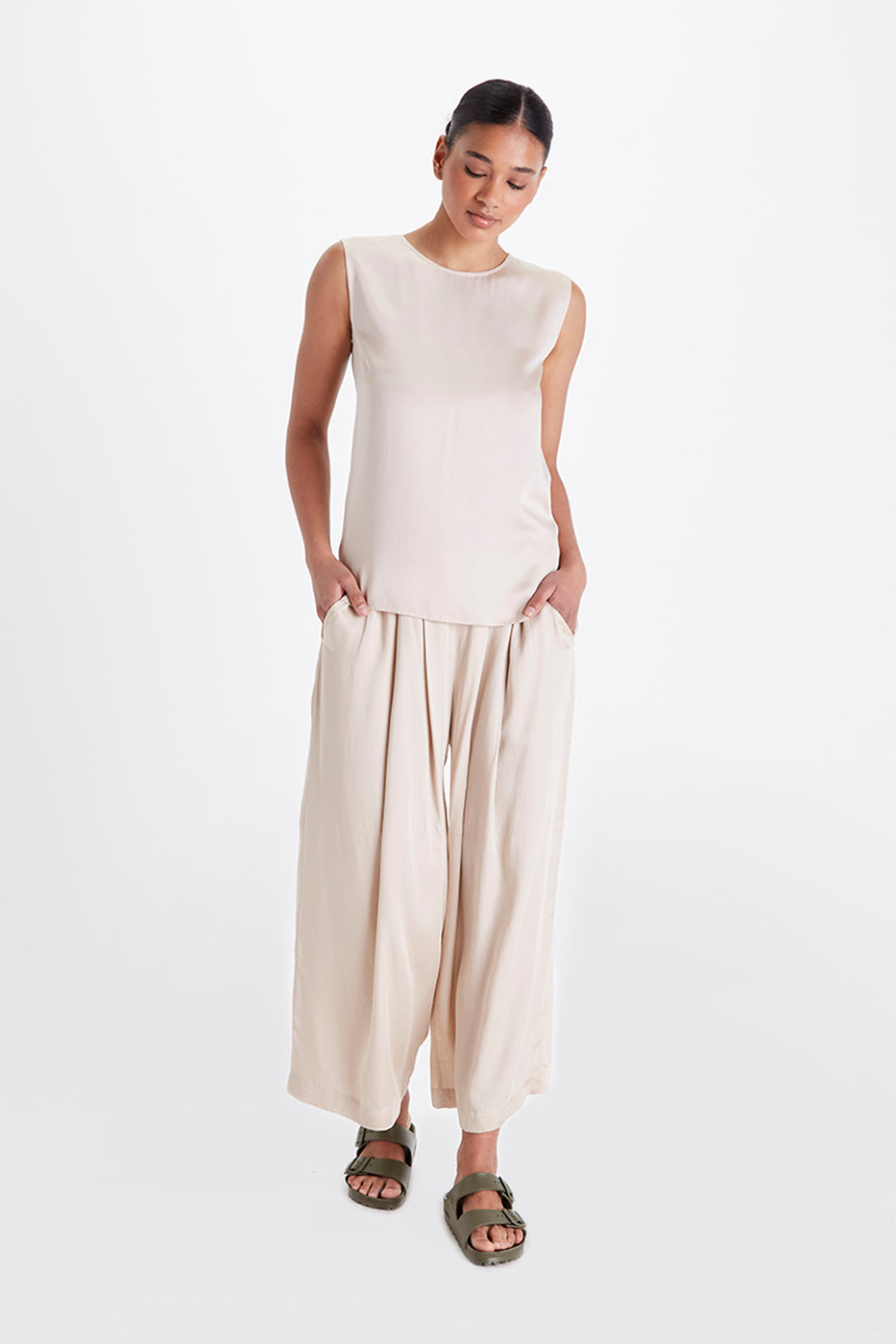 Bardot Sleeveless Blouse-Neu Nomads