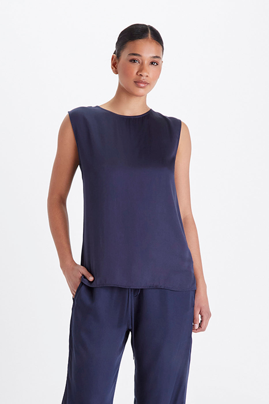 Bardot Sleeveless Blouse-Neu Nomads