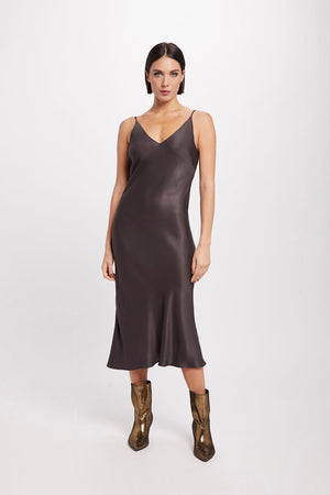 Bias Midi Slip Dress-Neu Nomads