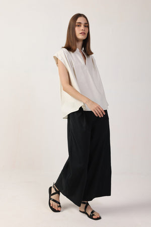 Brisa Cropped Pants-Linen-Neu Nomads