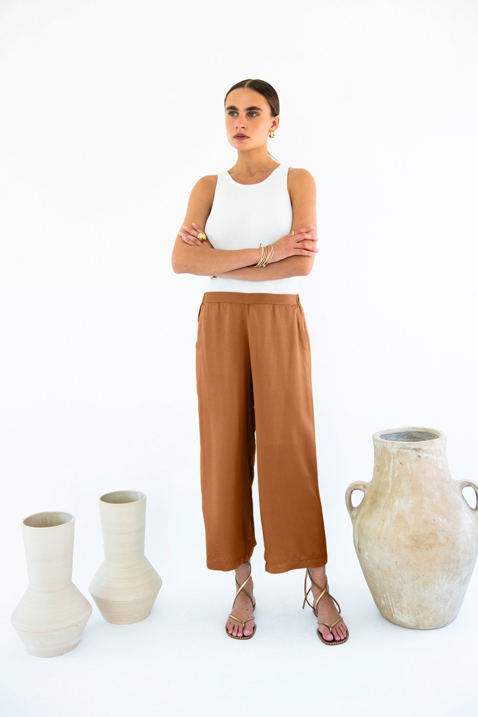 Carina Cropped Palazzo Pants-Neu Nomads