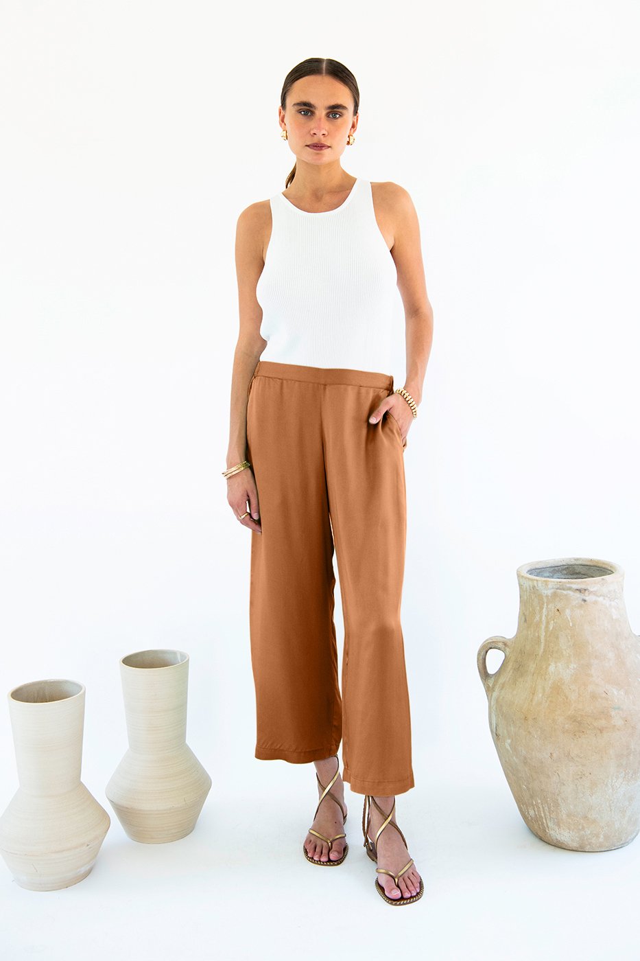 Carina Cropped Palazzo Pants-Neu Nomads
