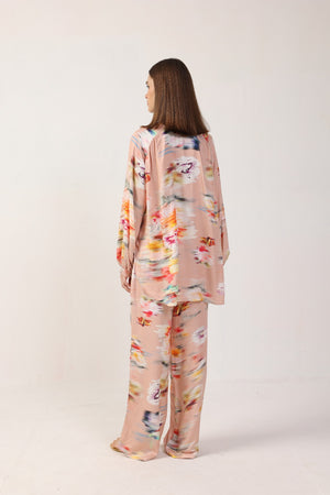 Carina Palazzo Pants - Flower Blur-Neu Nomads