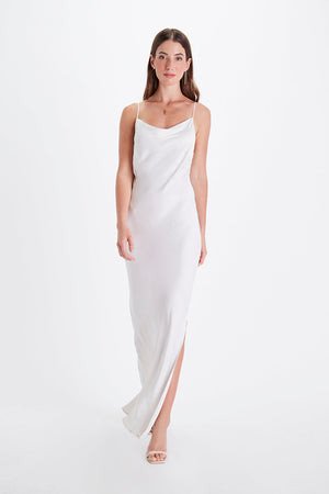 Cowl Neck Gown - Snow White-Neu Nomads