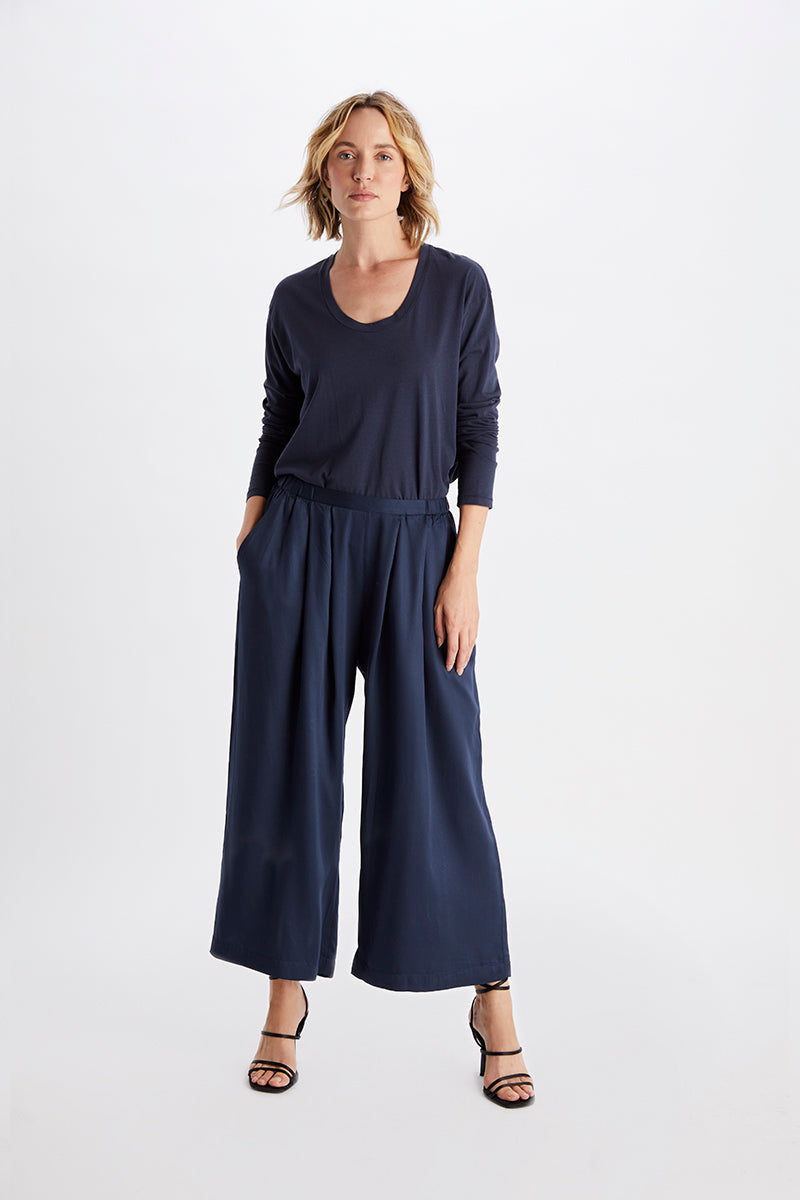 Cropped Palazzo Pants-Neu Nomads