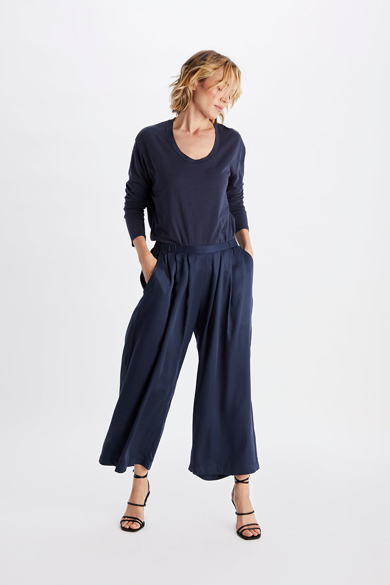Cropped Palazzo Pants-Neu Nomads