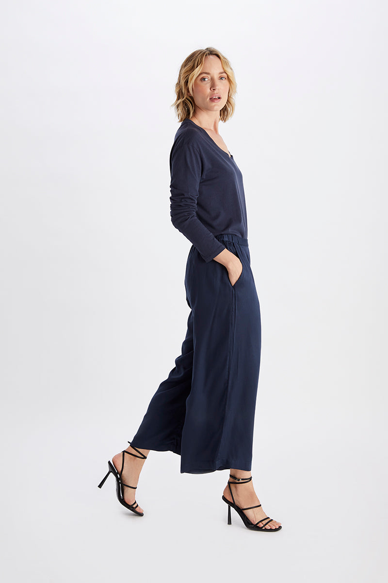 Cropped Palazzo Pants-Neu Nomads