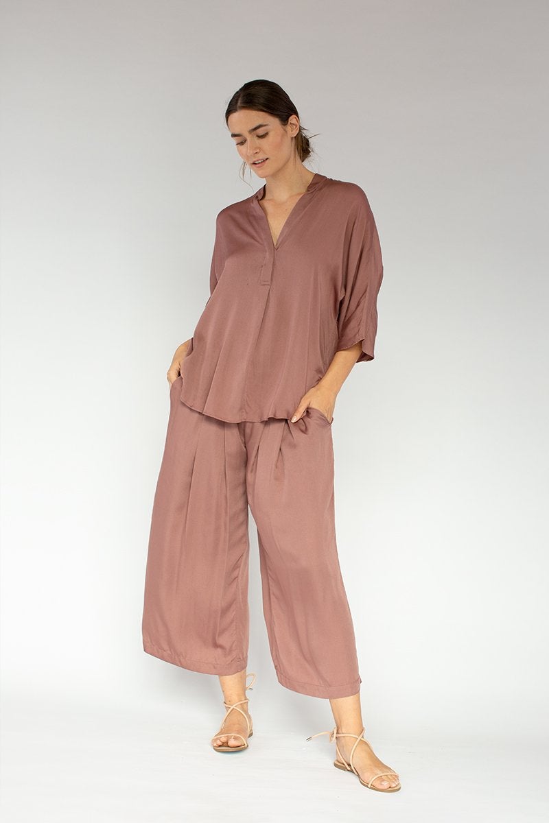 Cropped Palazzo Pants-Neu Nomads