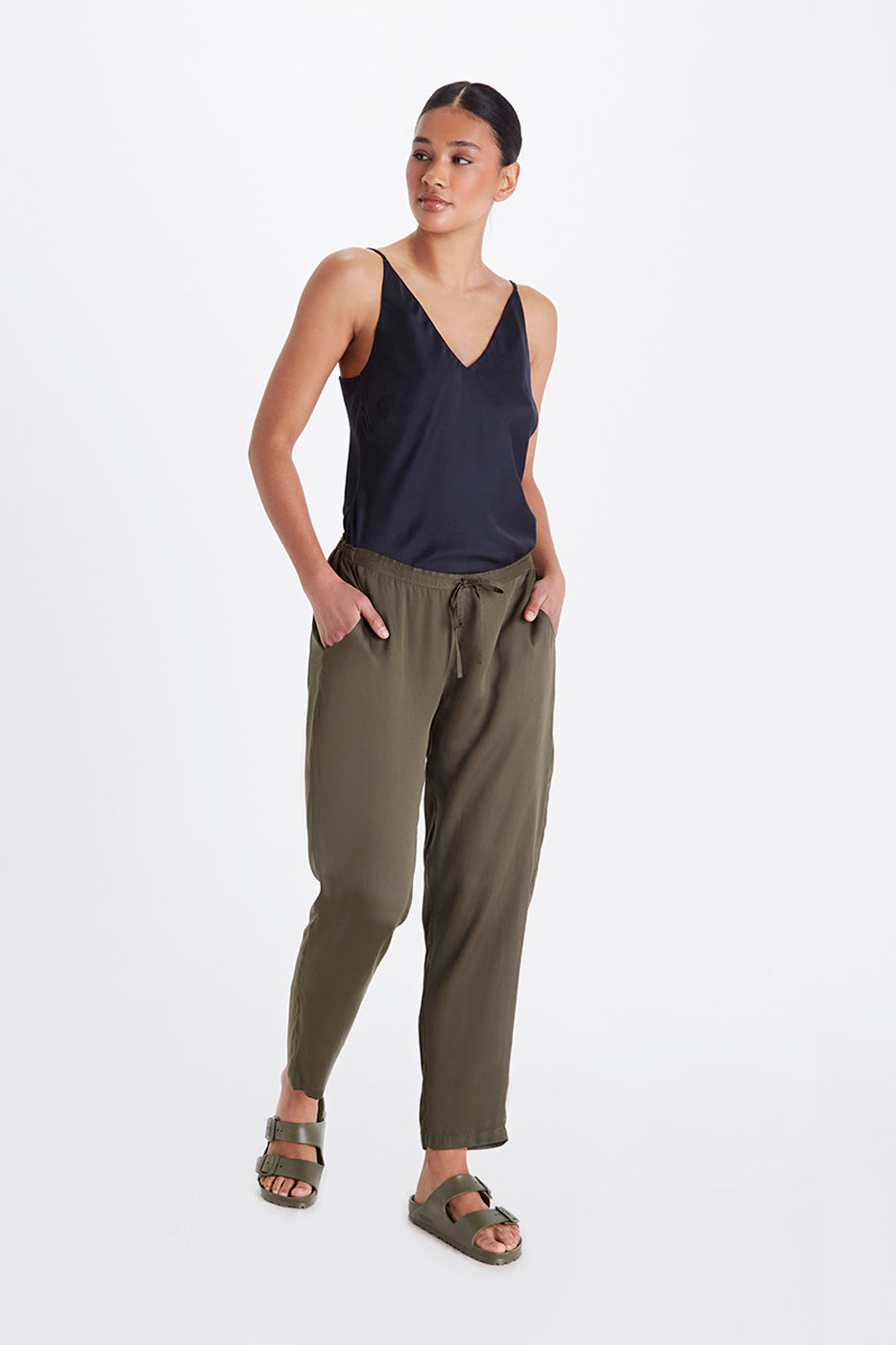 Cropped Peg Leg Pant-Neu Nomads