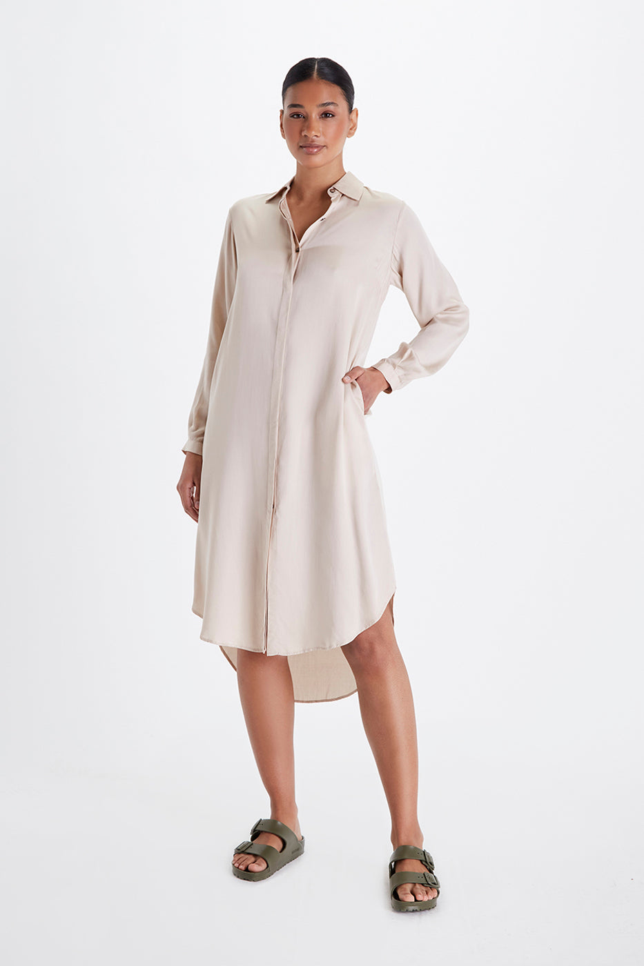 Neu Nomads Essential Shirt Dress - Blue - L Neu Nomads Essential Shirt Dress - Blue - L