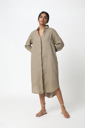 Essential Shirt Dress - Linen-Neu Nomads