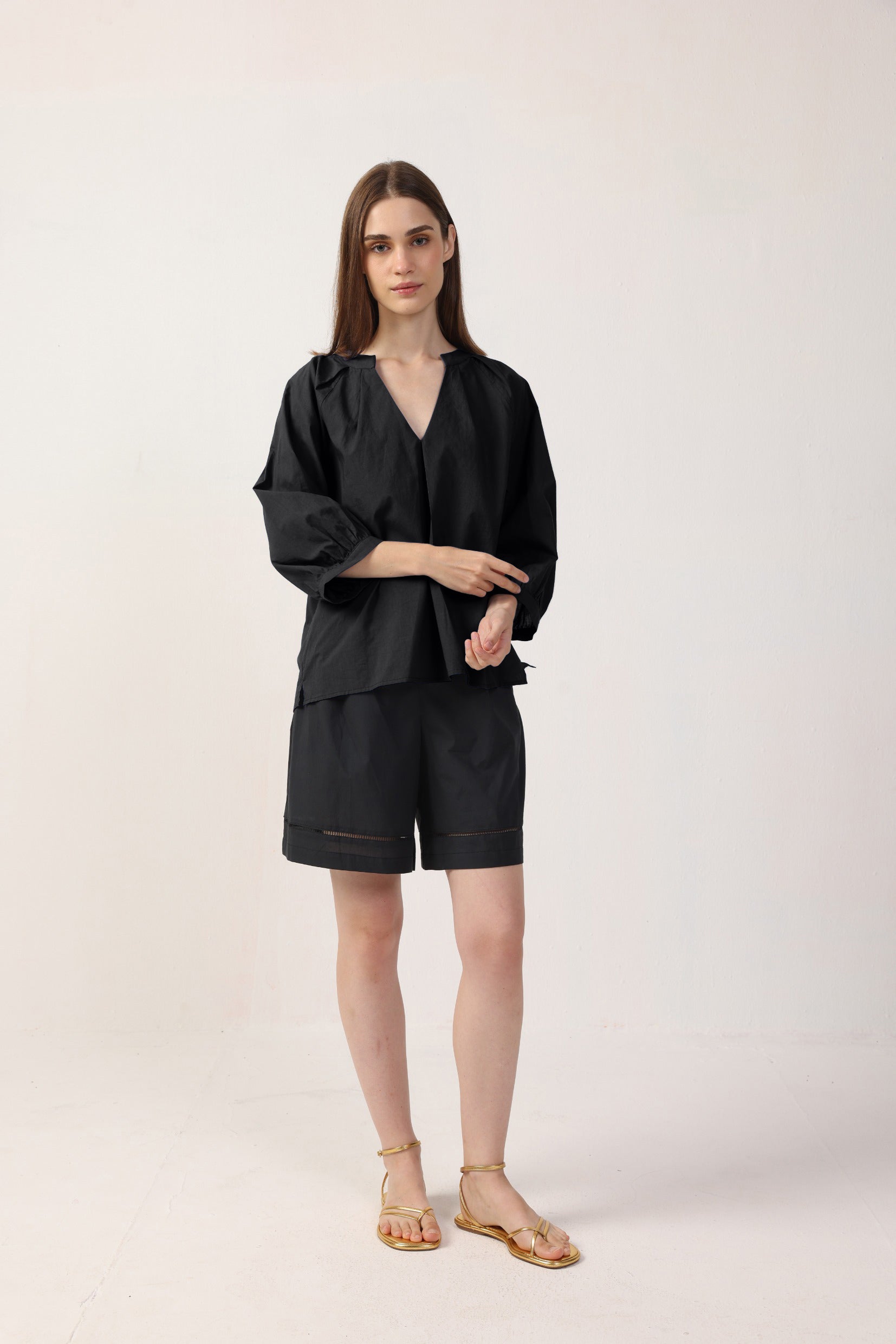 Estee Blouse - Cotton Poplin-Neu Nomads