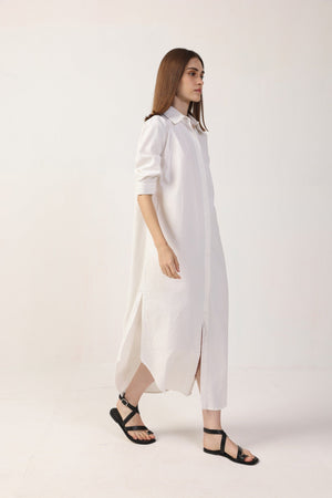 Galit Maxi Shirt Dress- Linen-Neu Nomads