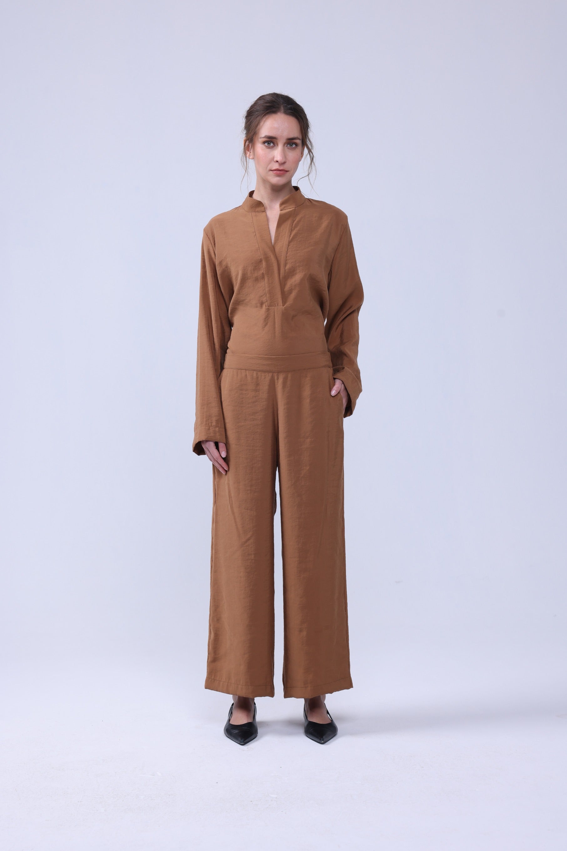 Giada Cropped Pants - Vintage Cupro-Neu Nomads