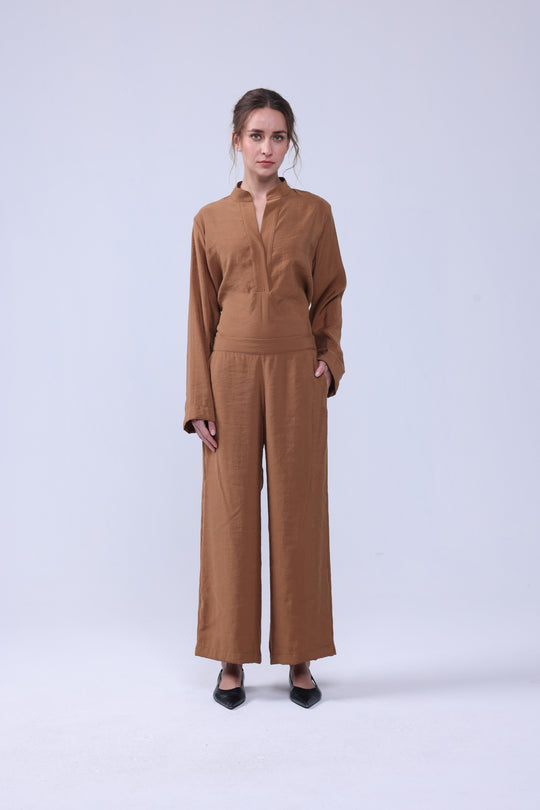 Giada Cropped Pants - Vintage Cupro