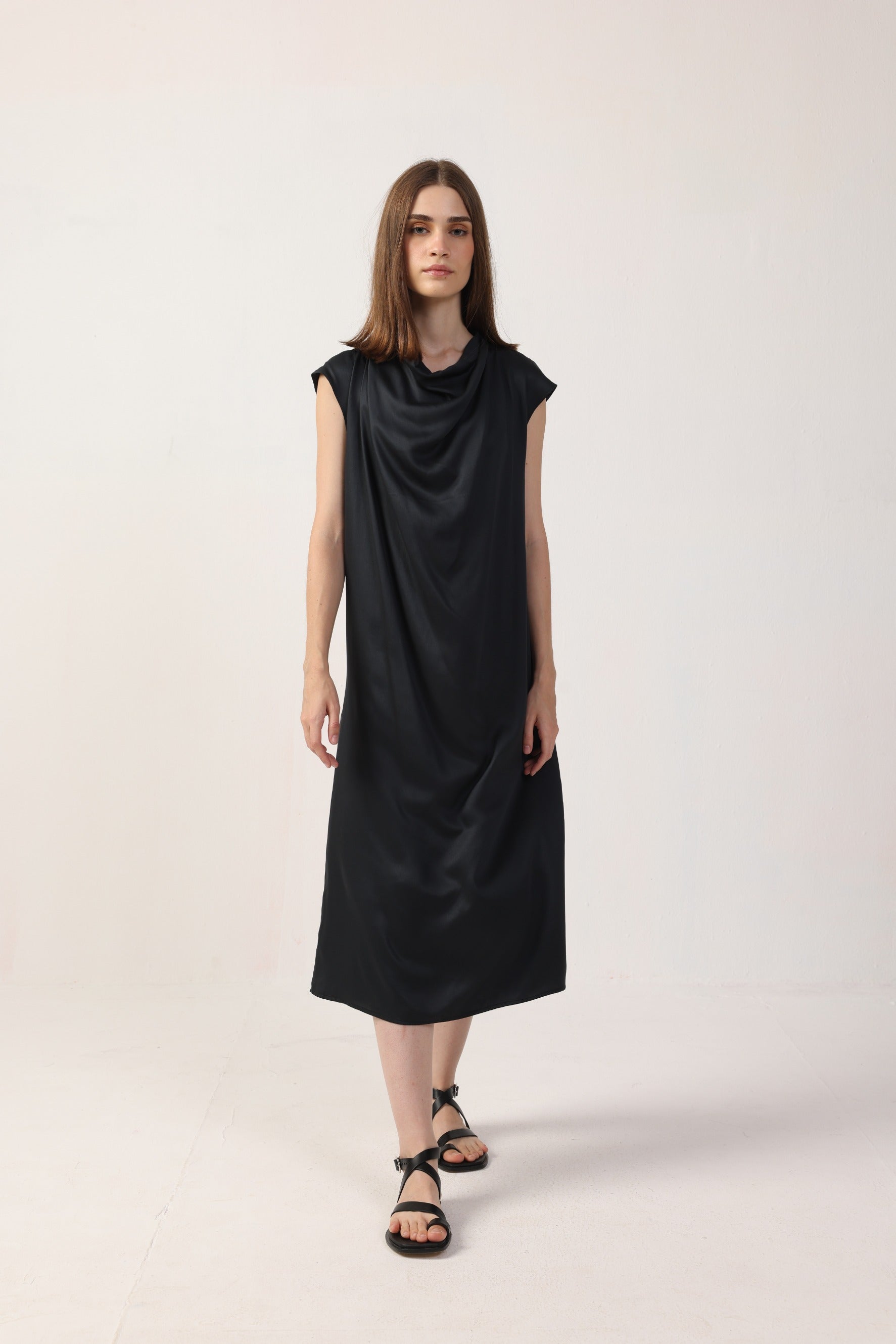 Gisele Midi Dress - Vintage Cupro Gisele Midi Dress - Vintage Cupro