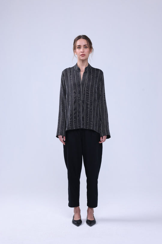 Joyce Blouse | Blouse | Viscose Stripe