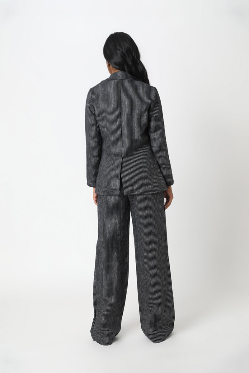 Karlie Jacket - Stripe Linen