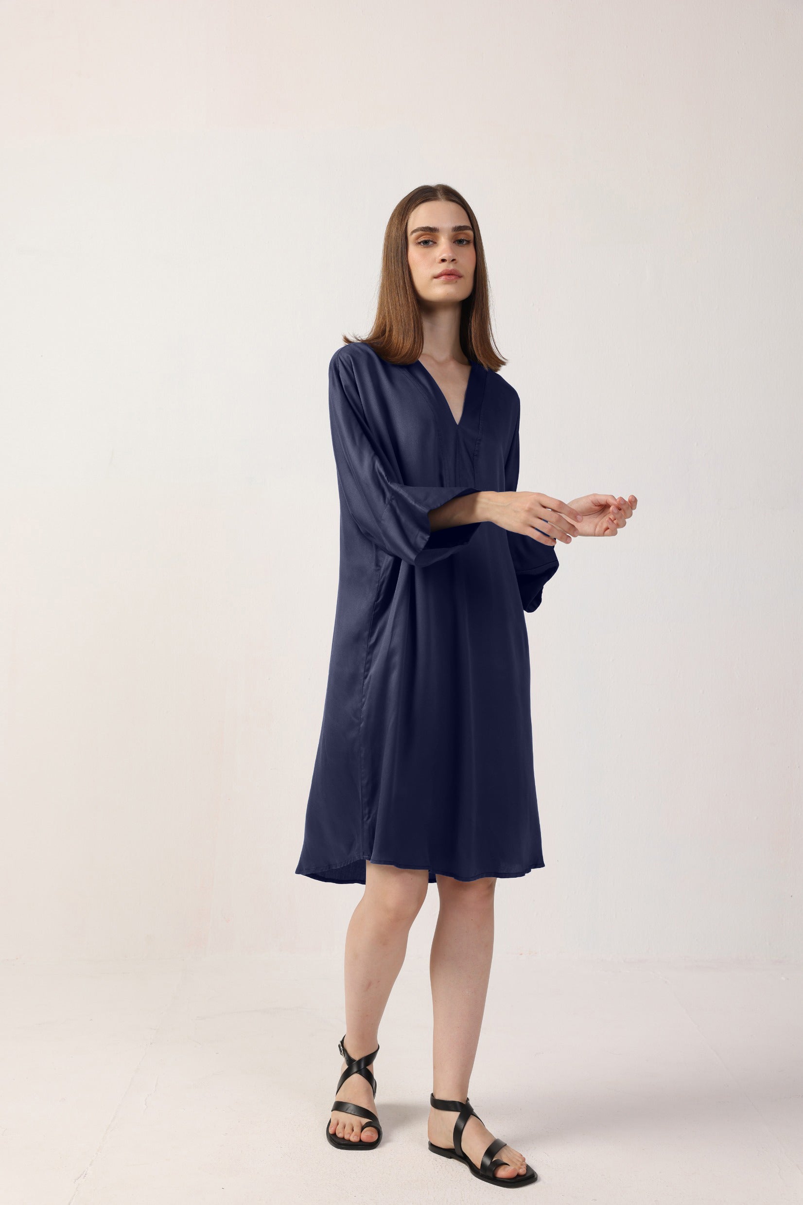 kimono dresses for women Dress | Indigo Kimono Sleeve length (CB) 68cm Kimono Dress | Dress |