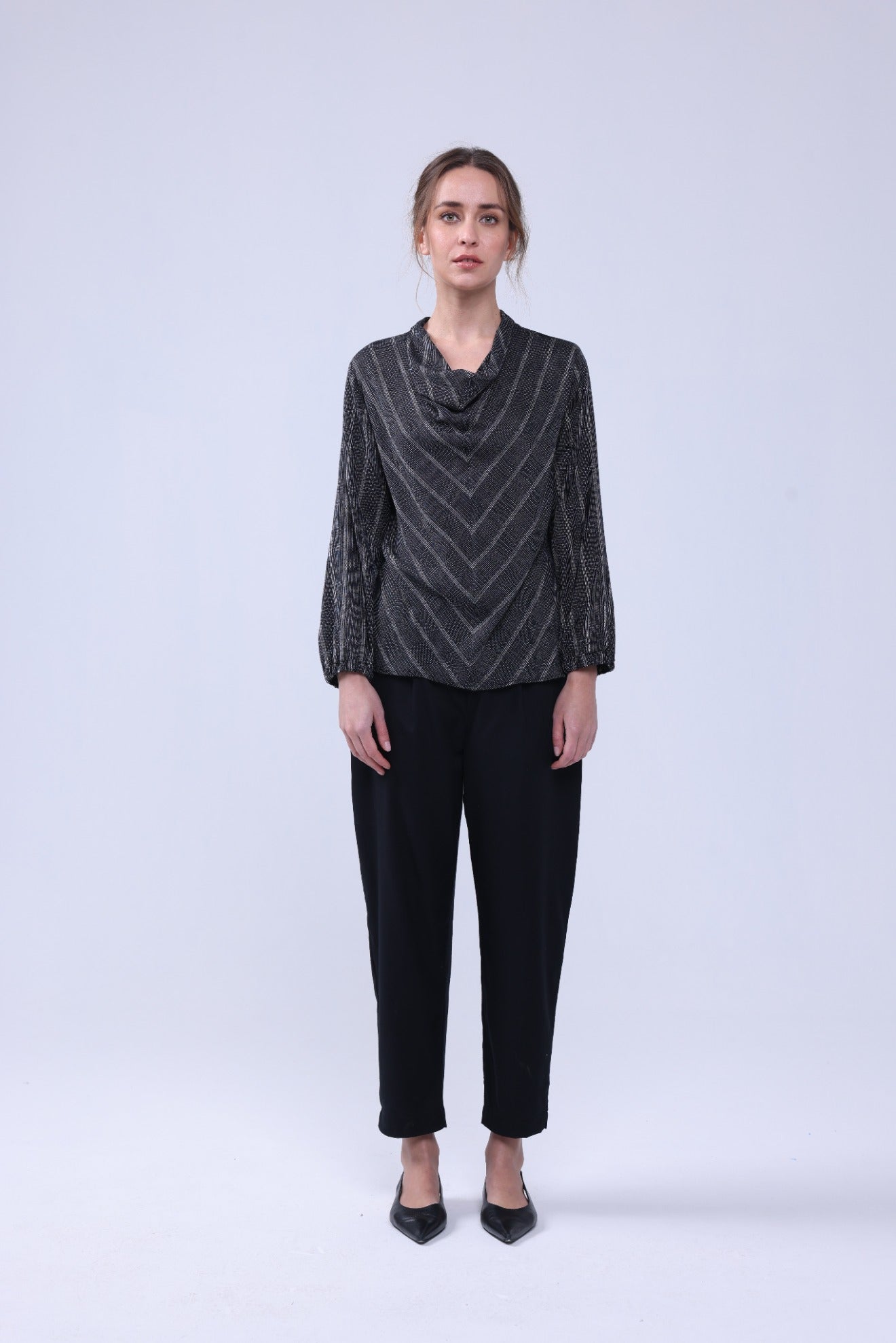 Leela Blouse - Viscose Stripe-Neu Nomads