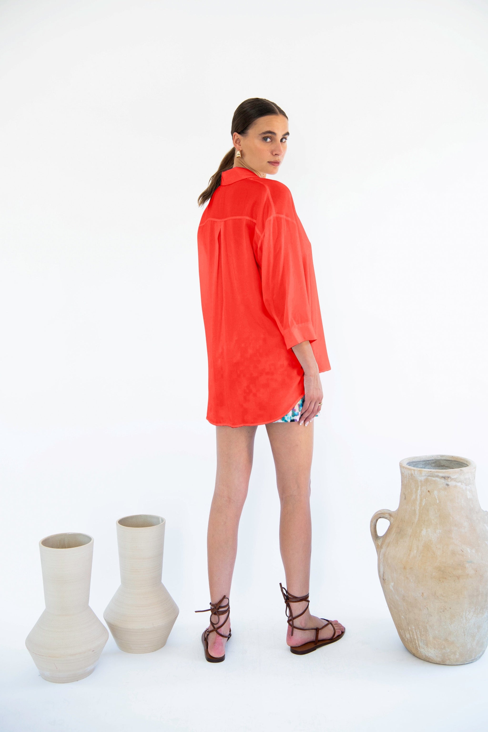 Livia Boyfriend Shirt - Linen-Neu Nomads