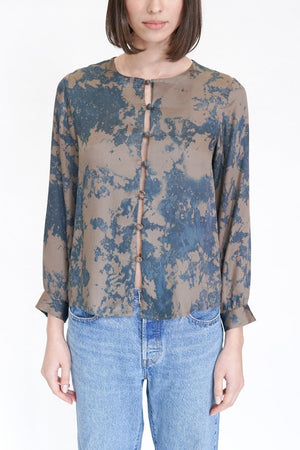 Lola Blouse Marble Print-Neu Nomads