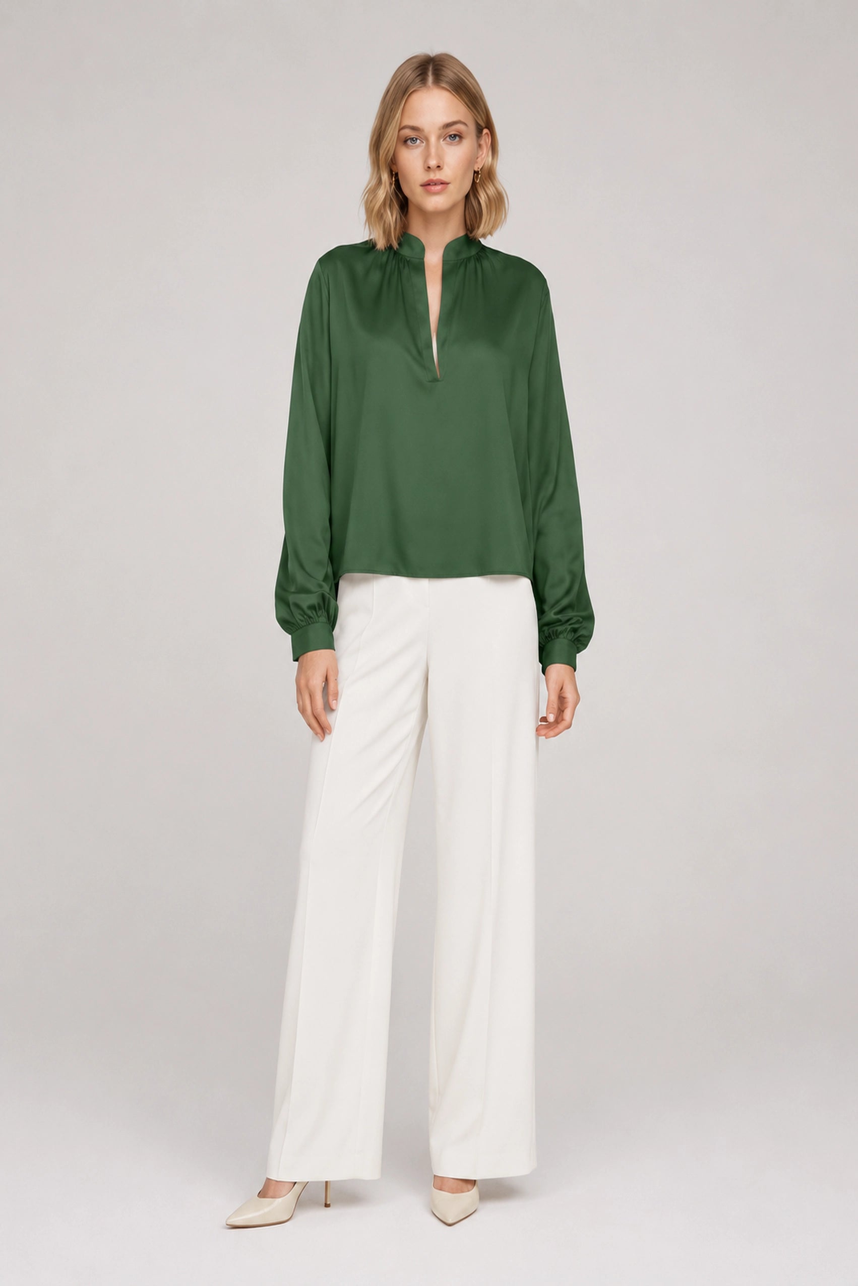 Long Sleeve Juno Blouse | Blouse | TENCEL™