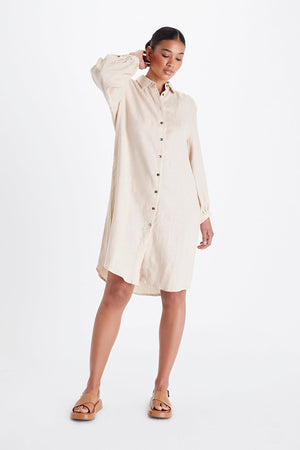 Petra Shirt Dress - Linen-Neu Nomads