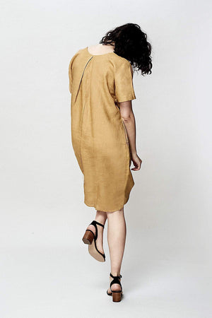 SALE Organic Linen Cocoon Dress-Neu Nomads