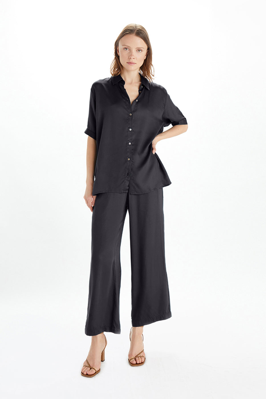 Short Sleeve Adrienne Blouse-Neu Nomads