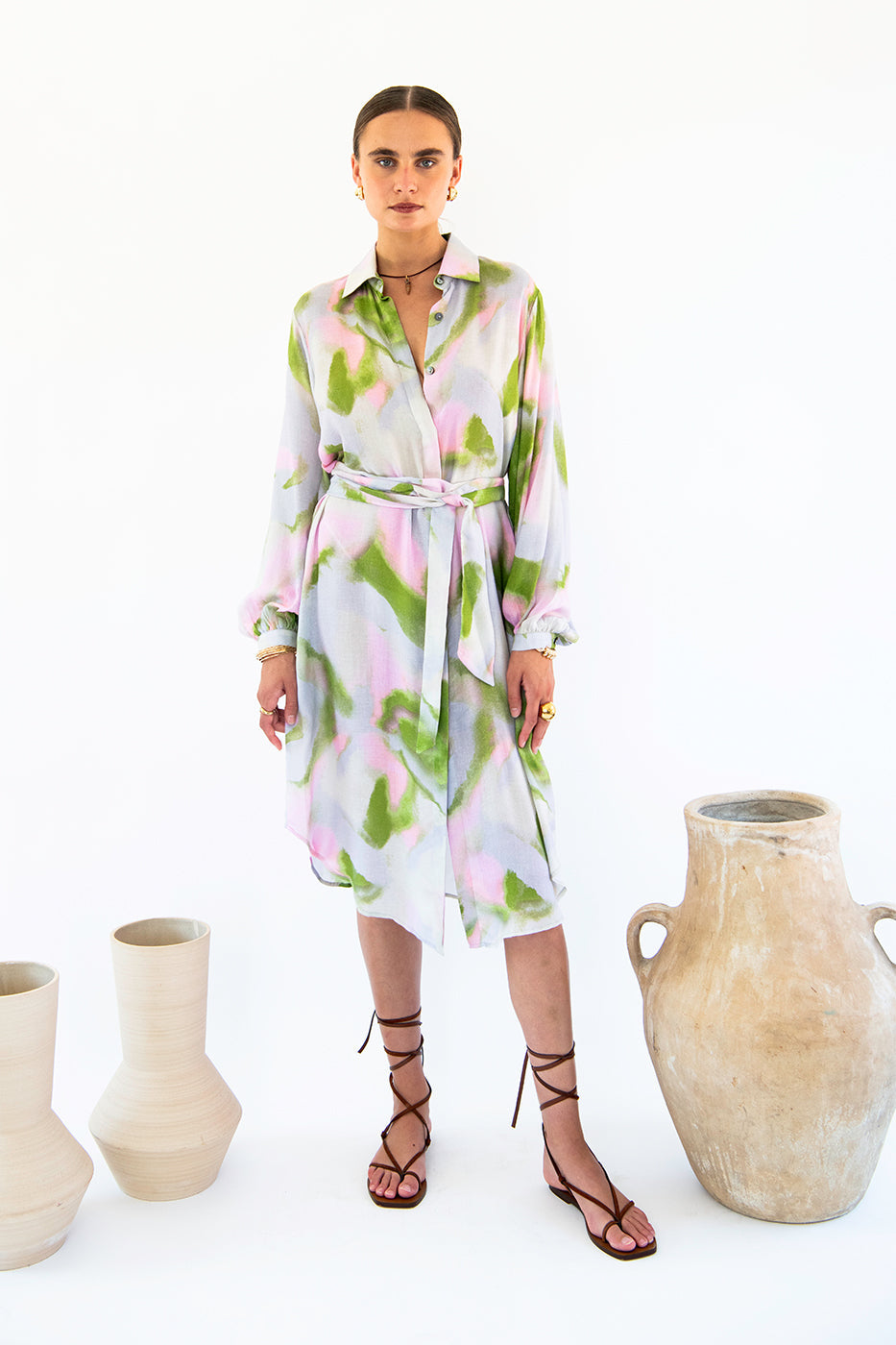 Stella Shirt Dress - Print-Neu Nomads