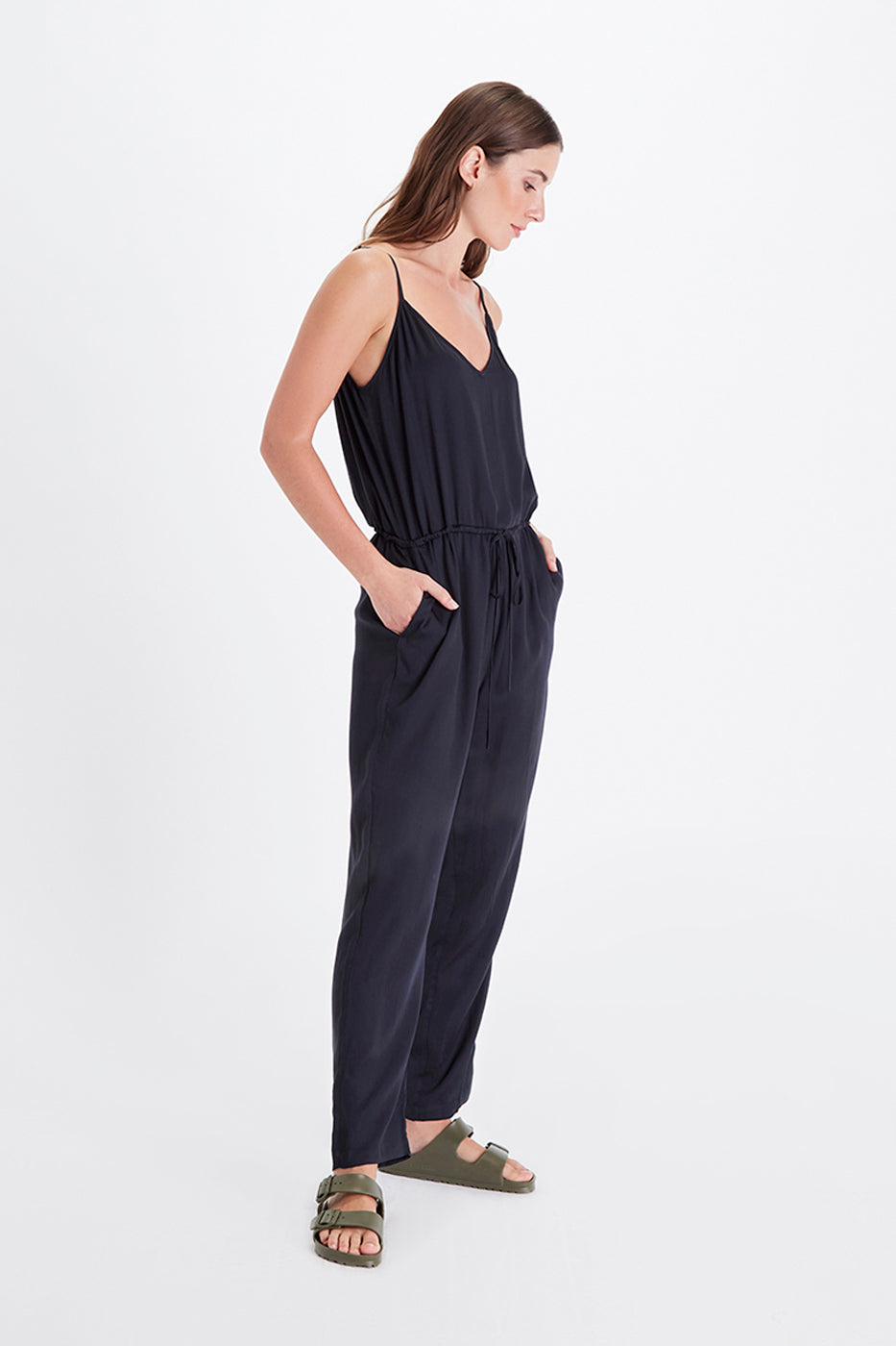 Sydney Drawstring Jumpsuit-Neu Nomads