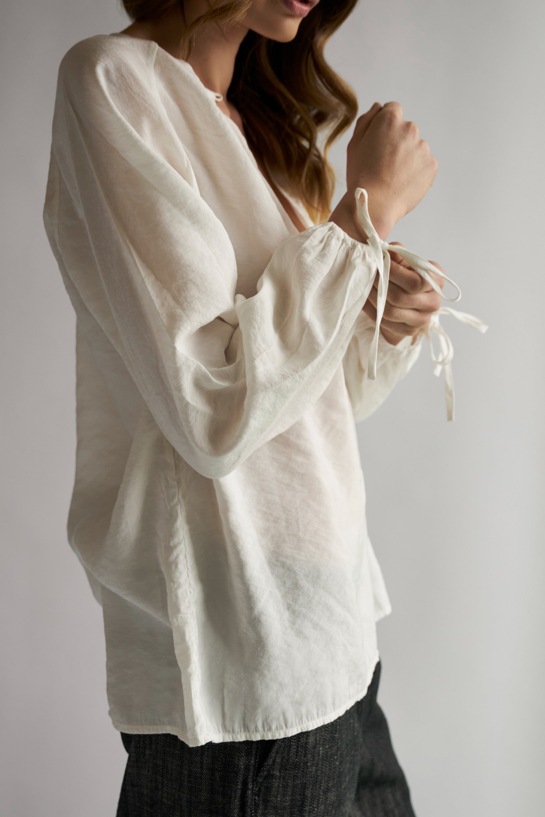 Tunika Blouse - Vintage Cupro-Neu Nomads