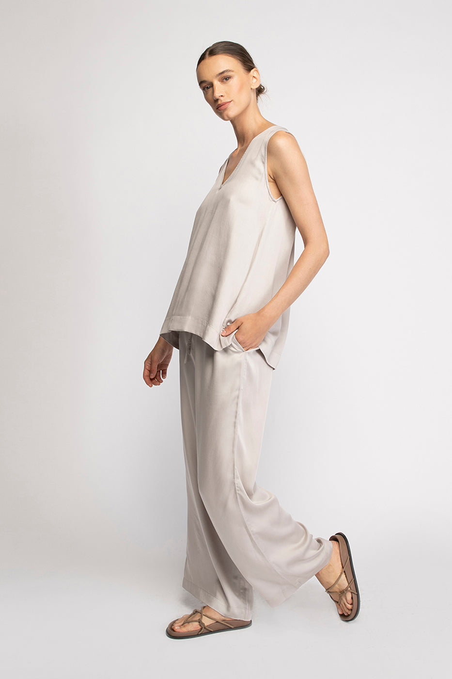 Wide Leg Palazzo Pants-Neu Nomads