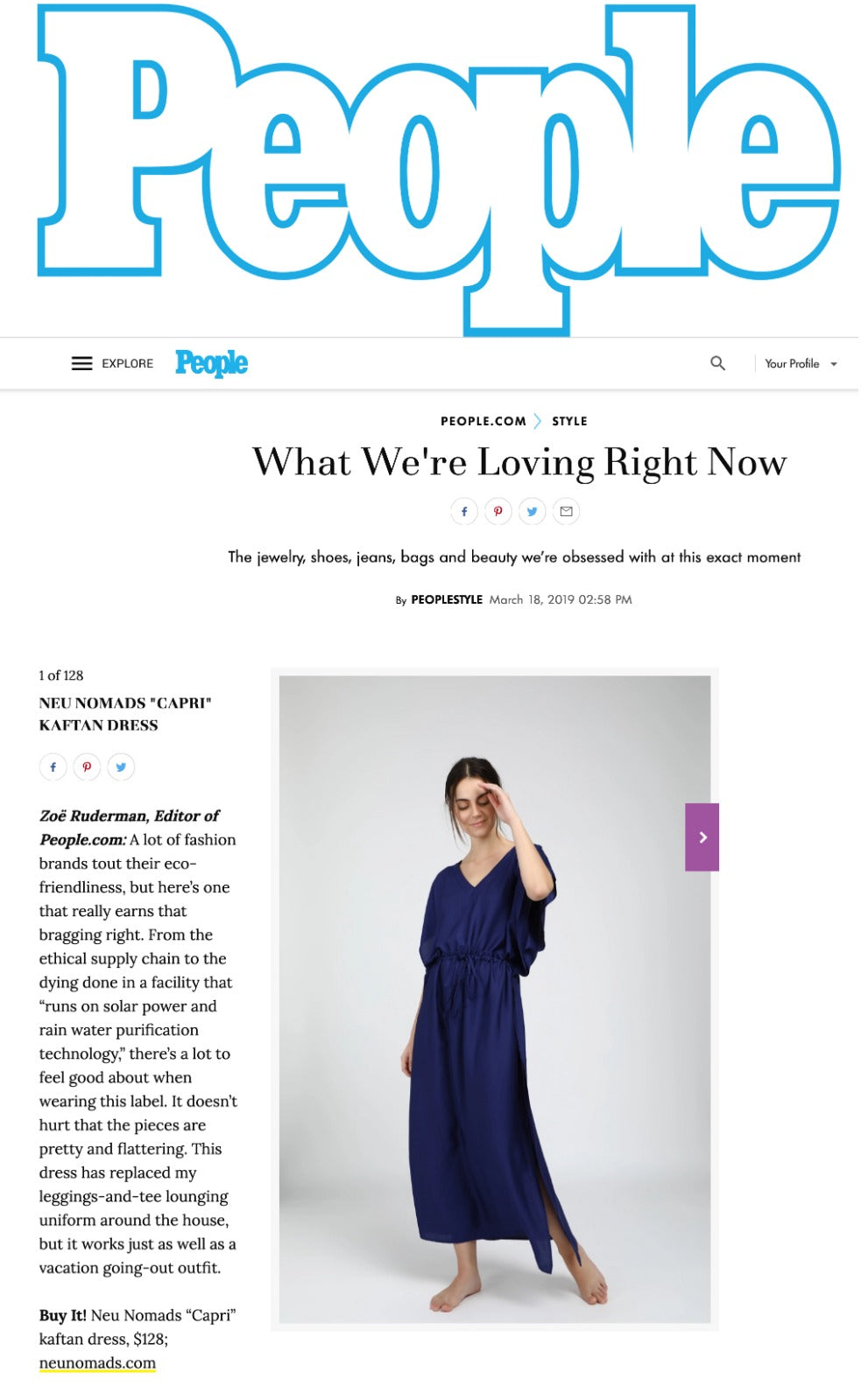 Capri Kaftan Dress-Neu Nomads