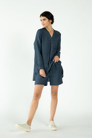 Gigi Tunic - Stripe Linen-Neu Nomads